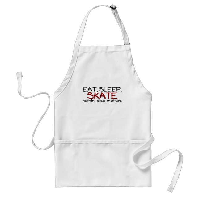 Eat Sleep Skate Adult Apron (Front)