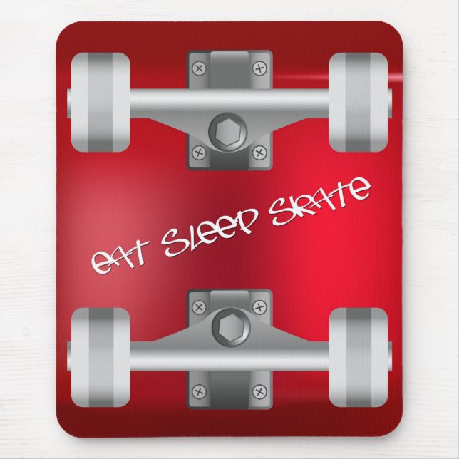 Eat Sleep Skate mouse pad (Front)