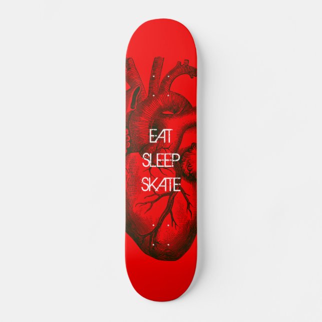 Eat Sleep Skate Skateboard Deck (Front)