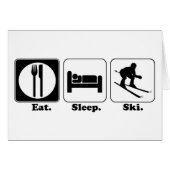 eat sleep ski (Front Horizontal)