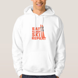 Eat Sleep Ski Repeat Hoodie