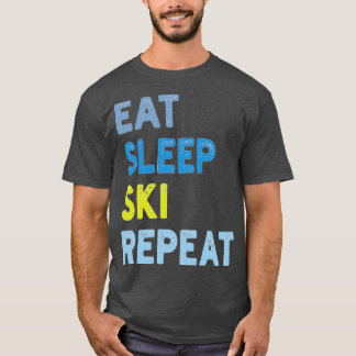 Eat Sleep Ski Repeat T-Shirt