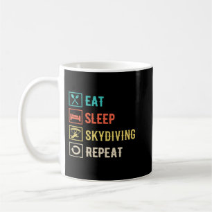 Eat Sleep Skydiving Repeat Paragliding Skydiver Sk Coffee Mug