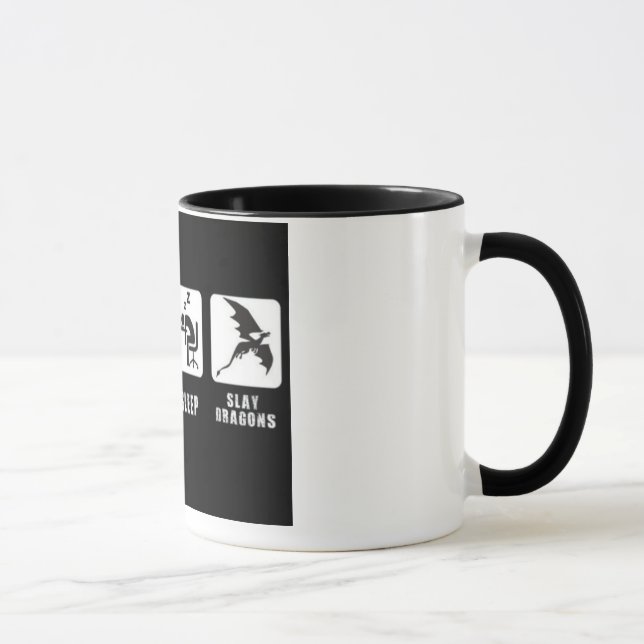 Eat, Sleep, Slay Dragons. Mug (Right)