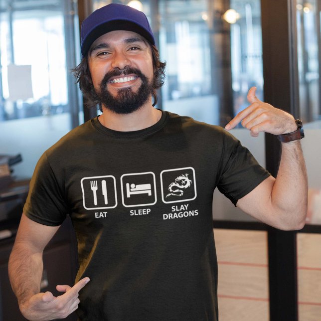 Eat Sleep Slay Dragons T-Shirt (Creator Uploaded)