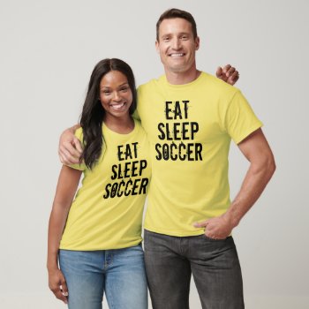 Eat Sleep Soccer Basic Long Sleeve Raglan T-shirt by StillImages at Zazzle