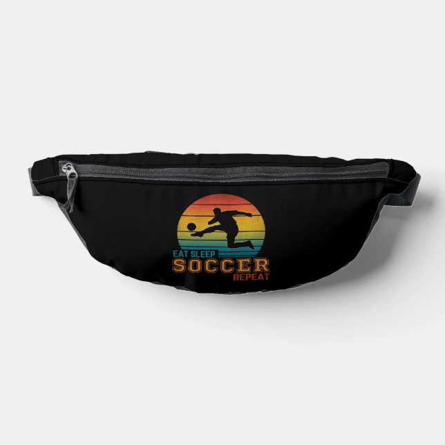 Eat Sleep Soccer Repeat Fanny Pack (Lay Down)
