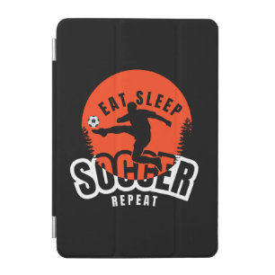 eat sleep soccer repeat iPad mini cover