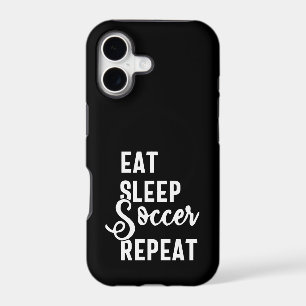 eat sleep soccer repeat iPhone 17 case