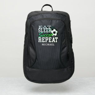 Eat Sleep Soccer Repeat Personalized Sports Game Port Authority® Backpack