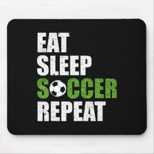 Eat Sleep Soccer Repeat Soccer Player Gift Shirt  Mouse Pad