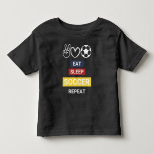 Eat, Sleep, Soccer, Repeat Toddler T-shirt