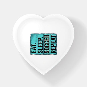 Eat Sleep Soccer Repeat Vintage Typography Shirt ( Paperweight