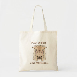 Eat Sleep Sploot Funny French Bulldog Design Tote Bag