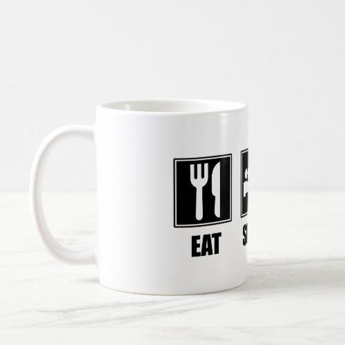 EAT SLEEP SUDOKU T_Shirt Coffee Mug