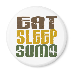 Eat Sleep Sumo 1 Magnet