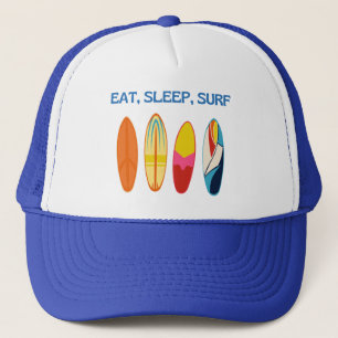 Eat, Sleep, Surf - Beach Life Trucker Hat