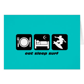 Eat sleep surf cards