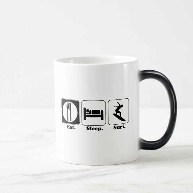 eat sleep surf color morph mug  (Right)