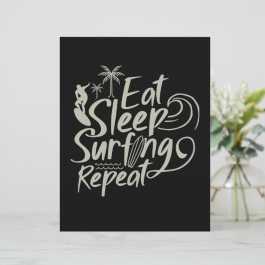 Eat Sleep Surfing Repeat (Standing Front)