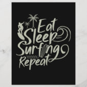 Eat Sleep Surfing Repeat (Front)