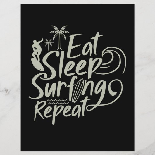 Eat Sleep Surfing Repeat (Front)
