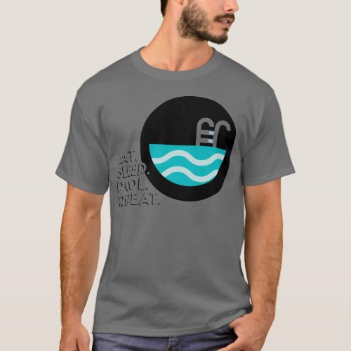 Eat Sleep Swim RepeatTShirt Copy T_Shirt