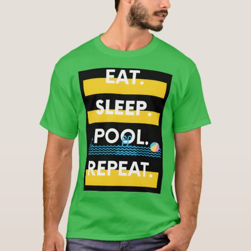 Eat Sleep Swim RepeatTShirt T_Shirt