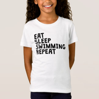 Eat Sleep Swimming Repeat T-Shirt