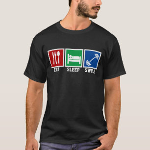 Eat Sleep Swole Lift Weights Gym Workout T-Shirt