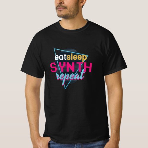 Eat Sleep Synth Repeat Dj T_Shirt