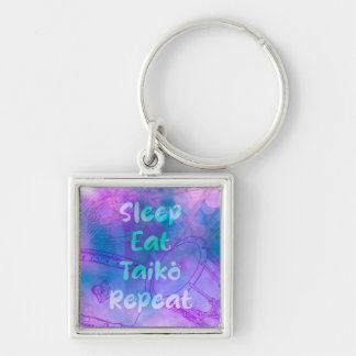 Eat sleep taiko repeat sleutelhanger keychain