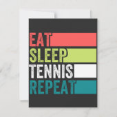 eat sleep tennis repeat (Front)