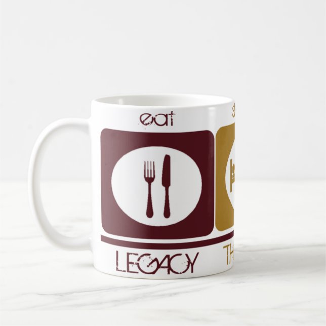 Eat * Sleep * Theater Mug (Left)
