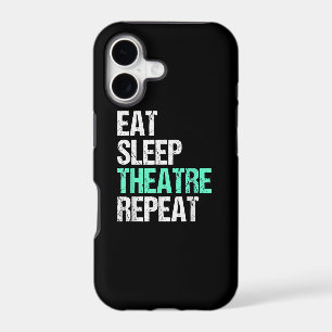 Eat Sleep Theatre Repeat iPhone 17 Case