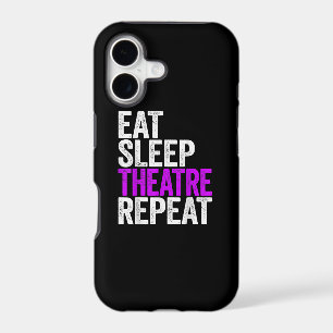 Eat Sleep Theatre Repeat iPhone 17 Case