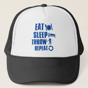 Eat sleep Throw Trucker Hat