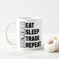 Eat Sleep Trade Repeat Funny Stock Market Trader