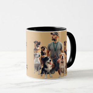 Eat Sleep Train Dogs Trainer Training Funny Mug