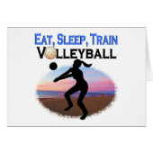 EAT, SLEEP, TRAIN VOLLEYBALL (Front Horizontal)