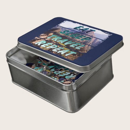 Eat Sleep Travel Repeat - Machu Picchu, Peru Jigsaw Puzzle