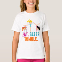 Eat Sleep Tumble Cute Gymnastics Girls