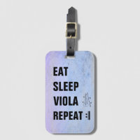 Eat Sleep Viola Repeat Music Instrument Bag ID