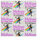 EAT, SLEEP VOLLEYBALL PERSONALIZED FABRIC