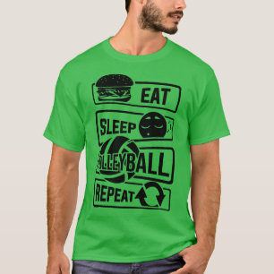 Eat Sleep Volleyball Repeat Ball Sports Team (1) T-Shirt