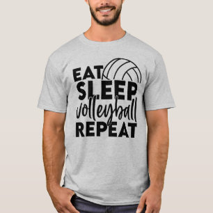 Eat Sleep Volleyball Repeat T-Shirt