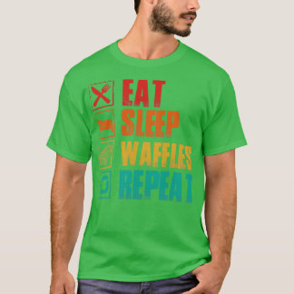 Eat sleep waffle repeat T-Shirt