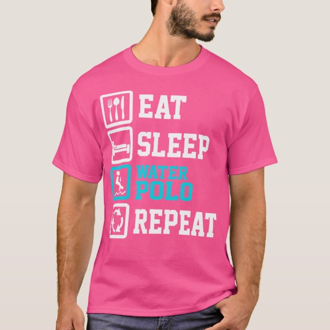 Eat Sleep Water Polo Repeat Funny Water Polo Lover (Front)