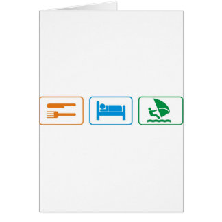 eat sleep windsurf cards