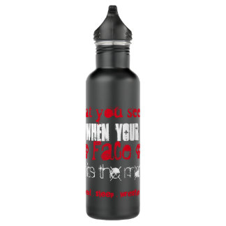 Eat Sleep Wrestle and Hydrate! Water Bottle
